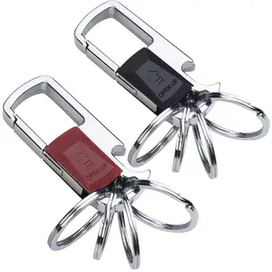 Keychain Bottle Opener Carabiner Key Ring Metal Key Chain for Men Women Outdoor EDC Tools Key Holder Clip