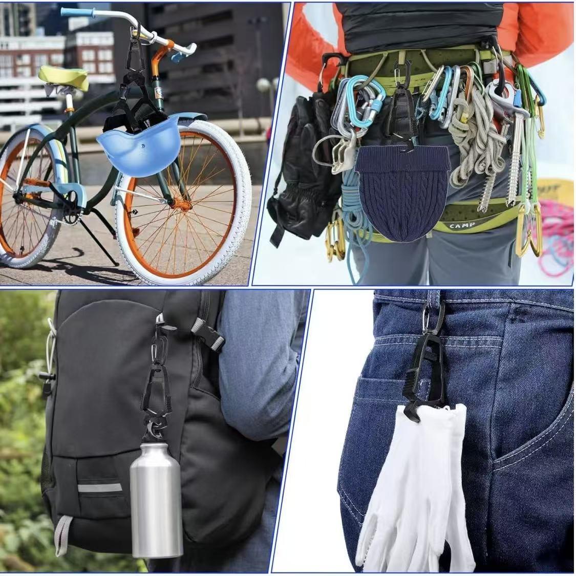 4Pcs Glove Clips for Work Glove Holders forDuty Belt, Safety Belt Clip for ConstructionWorker Gloves Grabber Clip for ConstructionAccessories