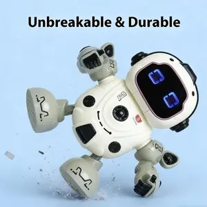 Interactive Musical Dancing Robot, Flexible Joints Electronic Toy with LED Eyes, Interactive Electronic Toy, Birthday Gift for Boys Girls