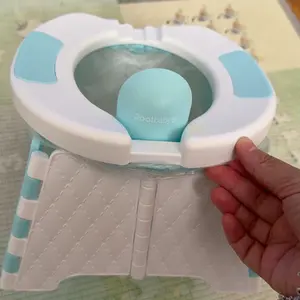 Jool Baby Portable Potty Training Chair with Travel Bag and 30 Liners, Foldable, Indoor/Outdoor Use