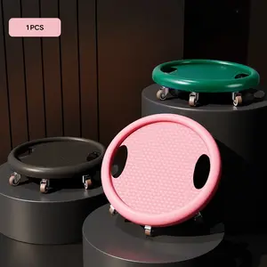 Abdominal Muscle Training Wheel with Knee Pad, Silent Abdominal Muscle Trainer, Core Strength Training Wheel, Ab Training Fitness Equipment for Home Gym