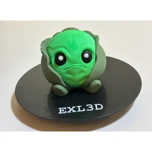 Crabby Cabbage Secret Stash Box — 3D Printed Hidden Compartment Desk Buddy