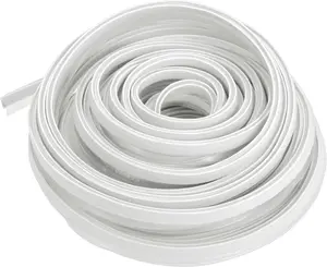 Universal Car Door Edge Protective Sealing Strip UType Door Scratch Protection Guard, .ft m, Antiscratch Collision, Rubber, White