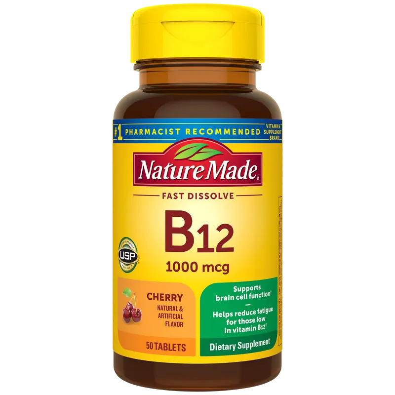 Vitamin B12 1000 mcg Fast Dissolve Tablets