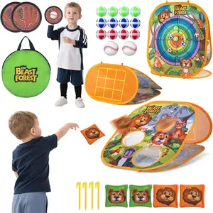 Bean Bag Toss Game Sets for Kids, Toss and Catch Ball Set for Kids Outdoor Baseball Toys for Toddlers Carnival Games for 3 4 5 6 7 Years Old Boys and Grils Backyard Outdoor Toy