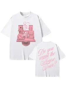 House Tour T-shirt 2026 New Round Neck High-quality Men's Trendy Clothing Suitable for Various Occasions, Handsome, Good-looking and Classy