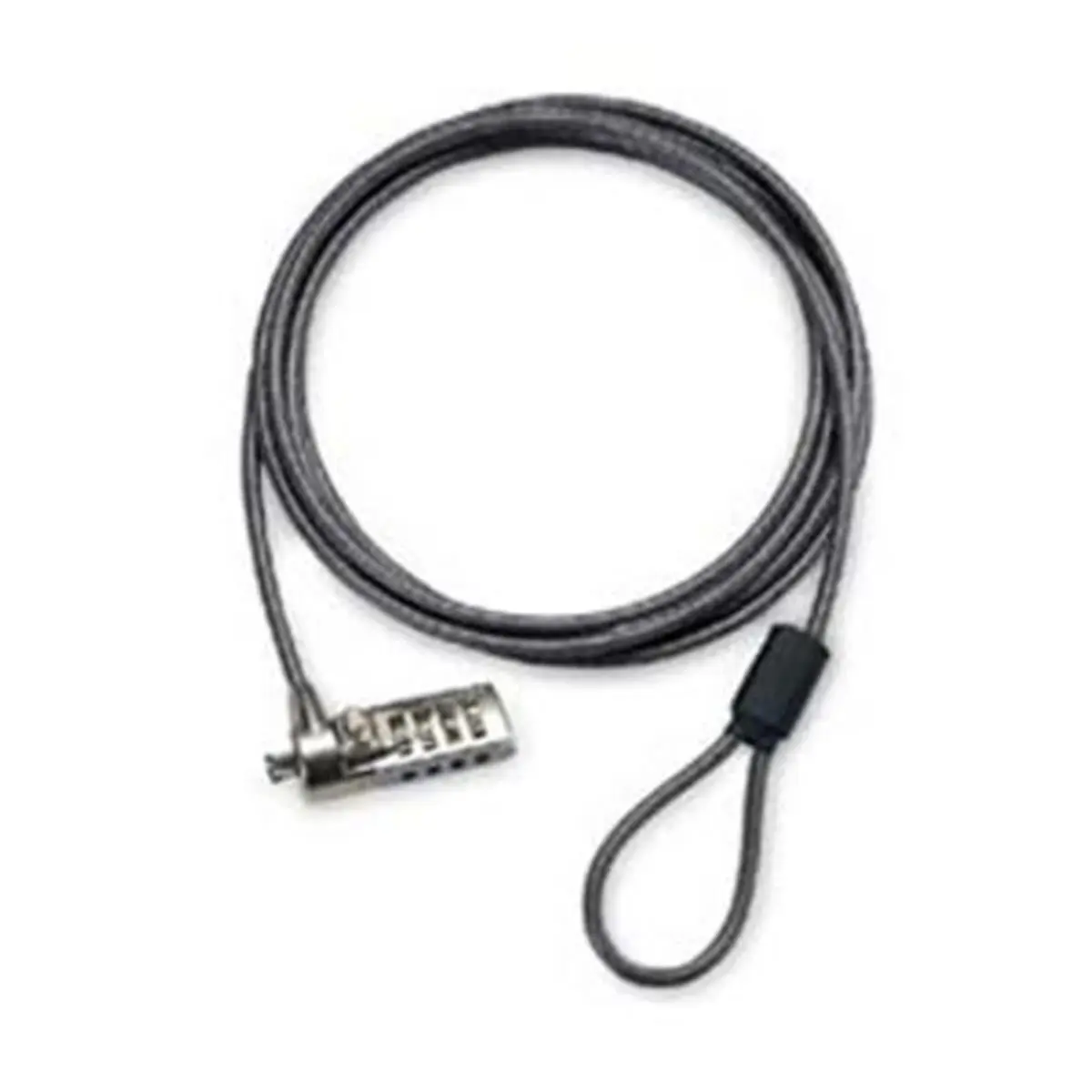 Targus PA410S-25 DEFCON SCL Steel Cable Lock, 25-Pack Keyless Solution for Notebook Security, 10,000 User-Settable Combinations, 6.5 ft Cut-Resistant Cable, Security Base Plate