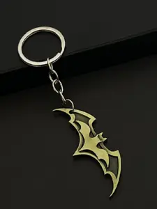 Bat Shape Men's Keychain, Creative Fashion Alloy Keychain, Cartoon Gift for Friends, Couple Keychain, Stylish Keychain, 1 Piece/3 Pieces
