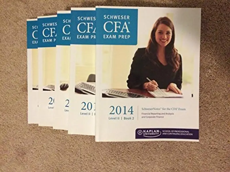 Used 2014 CFA Level 2 Schweser Exam Review Book Study Bundle - Volumes 1-5, Exam Books 1-2, Quick Sheet (Paperback)