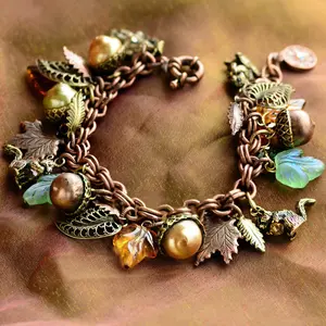 Squirrel's Harvest Charm Bracelet BR648