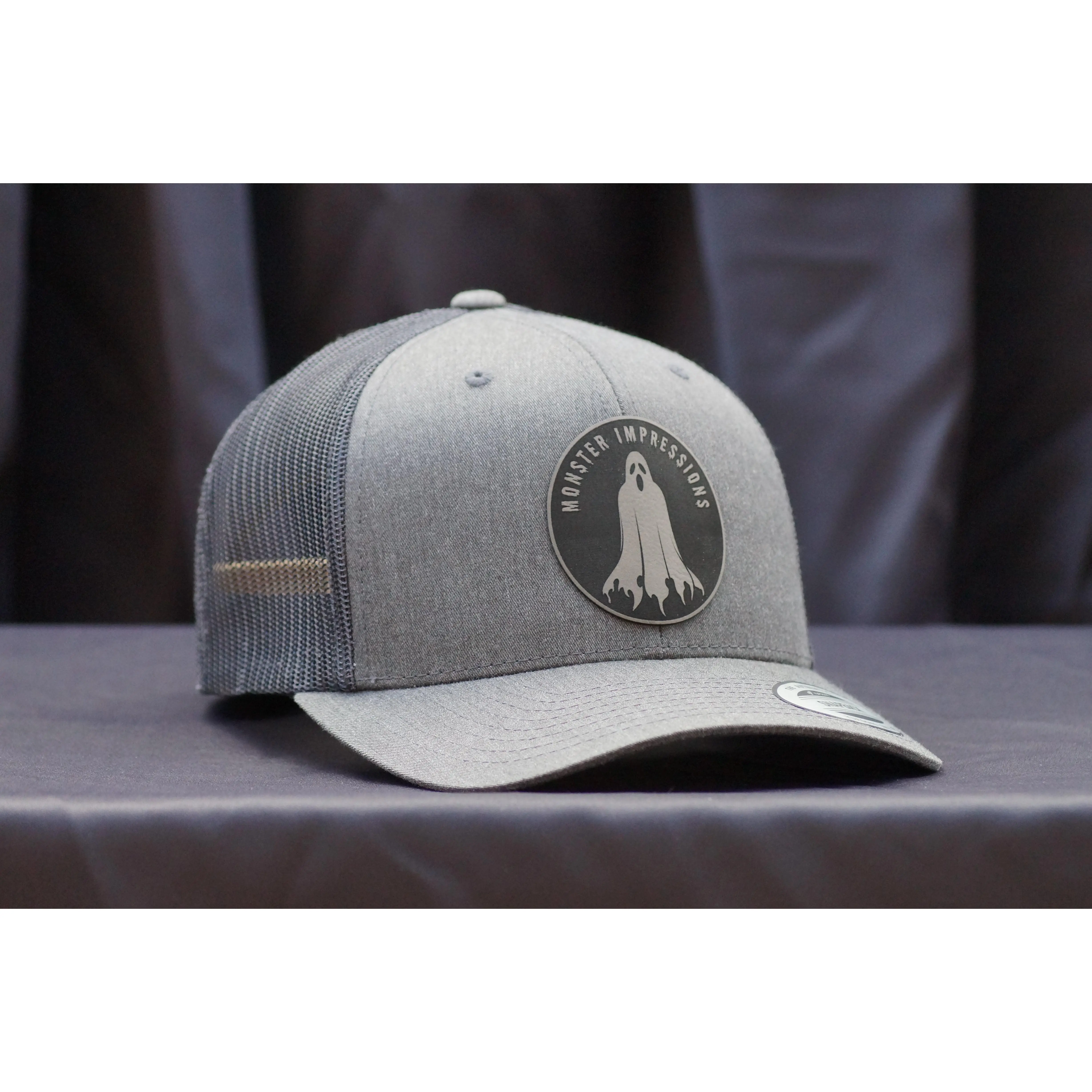 Monster Impressions Spooky Ghost Trucker Cap YP Classic Snapback Hat 6606