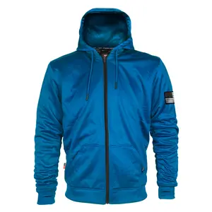 Teal Solid Ultra Protective Hoodie with Pads