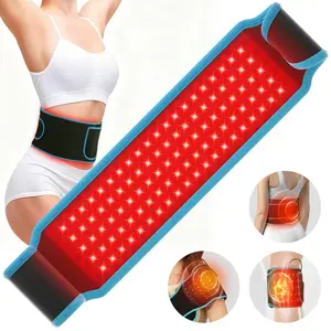 Portable LED Red Light Therapy Lamp,Portable Infrared Red Light Therapy Belt with 150 Upgraded 3 in 1 LED Beads, 660nm & 850nm Red Light Therapy for Body Waist Back Knees Shoulder Legs