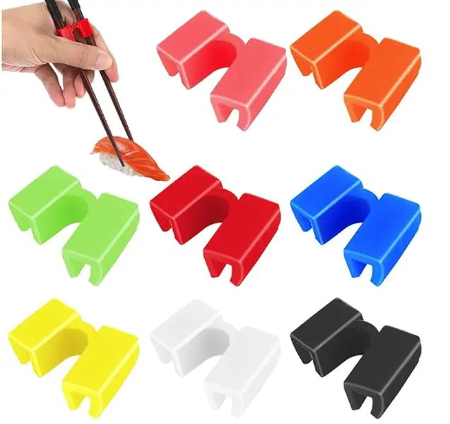 Beginner Learning Chopsticks with Holder - Perfect for Beginners, Simple Design, Holder Included, Ideal for Learning