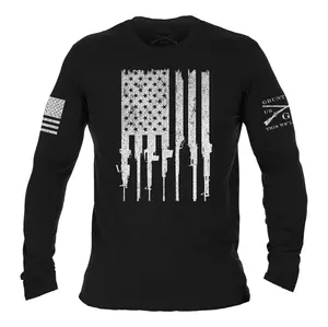 Grunt Style Rifle Flag Long Sleeve T-Shirt T-shirt, Sweatshirt, Hoodie, Gift For Him, Gift For Dad, Father's Day Gifts