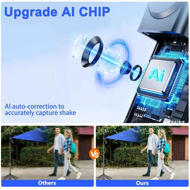 Auto Face Tracking Tripod for iPhone with Light 70.9” Selfie Stick Tripod Stand Follows Your Movement 360°Phone Camera Tripod with Wireless Remote for Content Creator Vlog Live Stream Video Recording