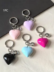 Sweet  exquisite  fashionable  simple  casual exquisite key pendant, niche design light and luxurious metal ring key bag decoration, personality classic and versatile  suitable for daily bag accessories. Trendy Cute Keychain