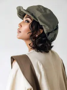 Beret・Retro Artistic Style Newsboy Cap | Large Size, Three-Dimensional, Makes The Face Look Smaller・Slouchy Style, Versatile | A Must-Have For Artistic Style Women To Go Out In Spring And Autumn・Retro Wear