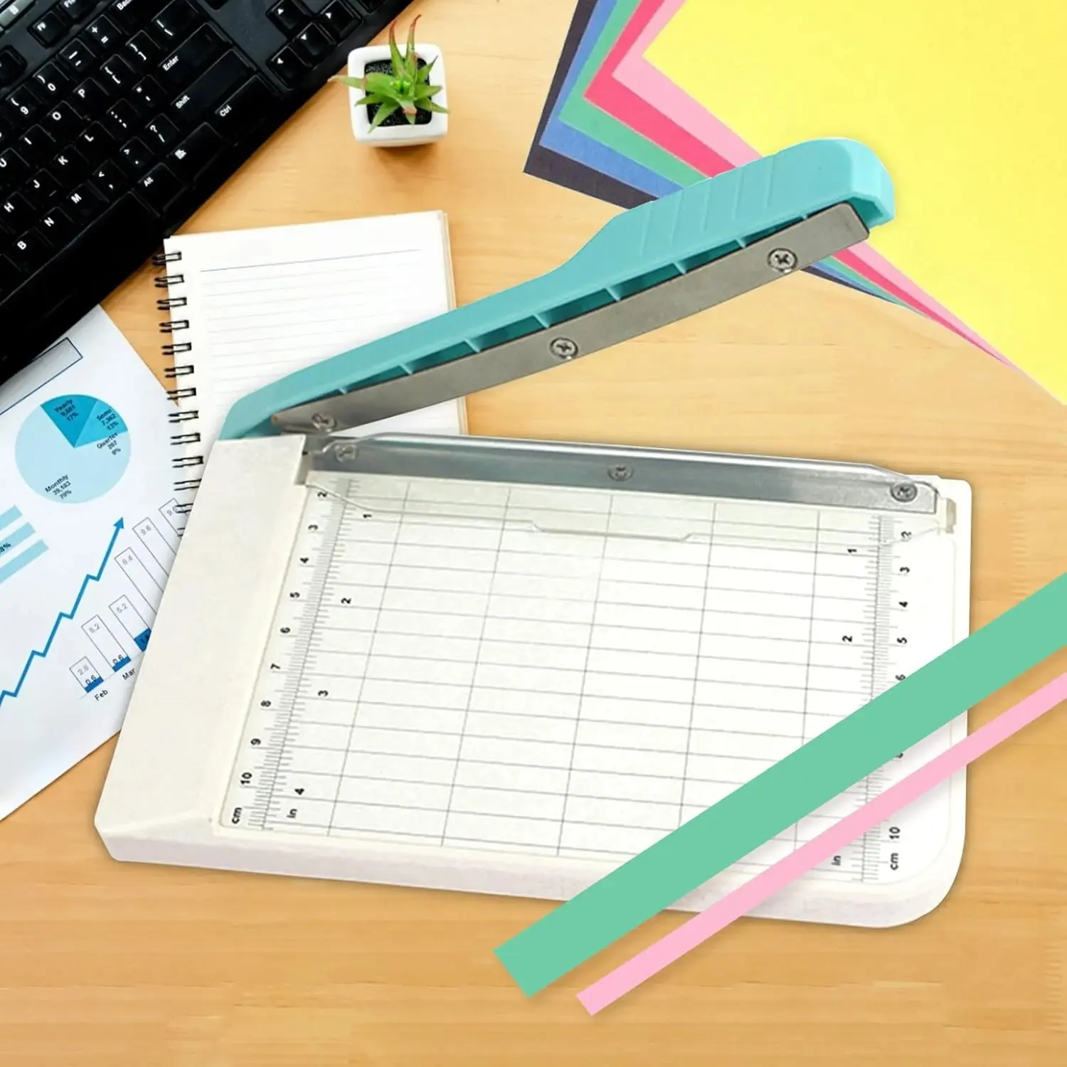 Paper Guillotine Trimmer Home Office School Paper Photo Cutter Tools Professional Cutting Machine Paper Cutters Office Gadgets Cutting Supplies