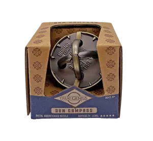 True Genius Viking Sun Compass Metal Puzzle Unique Gifts That Challenge