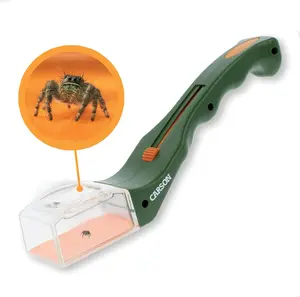 BugView 5X Magnifying Glass Quick-Release Bug Catcher, Indoor and Outdoor Pest Control Tool (HU-10)