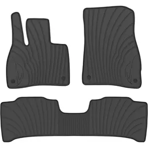 Floor Mats Custom Fit for Mercedes Benz EQE 350 500 350+ SUV(x294) 2023-2025 Black Rubber Auto Floor Liners All Weather Protection Odorless