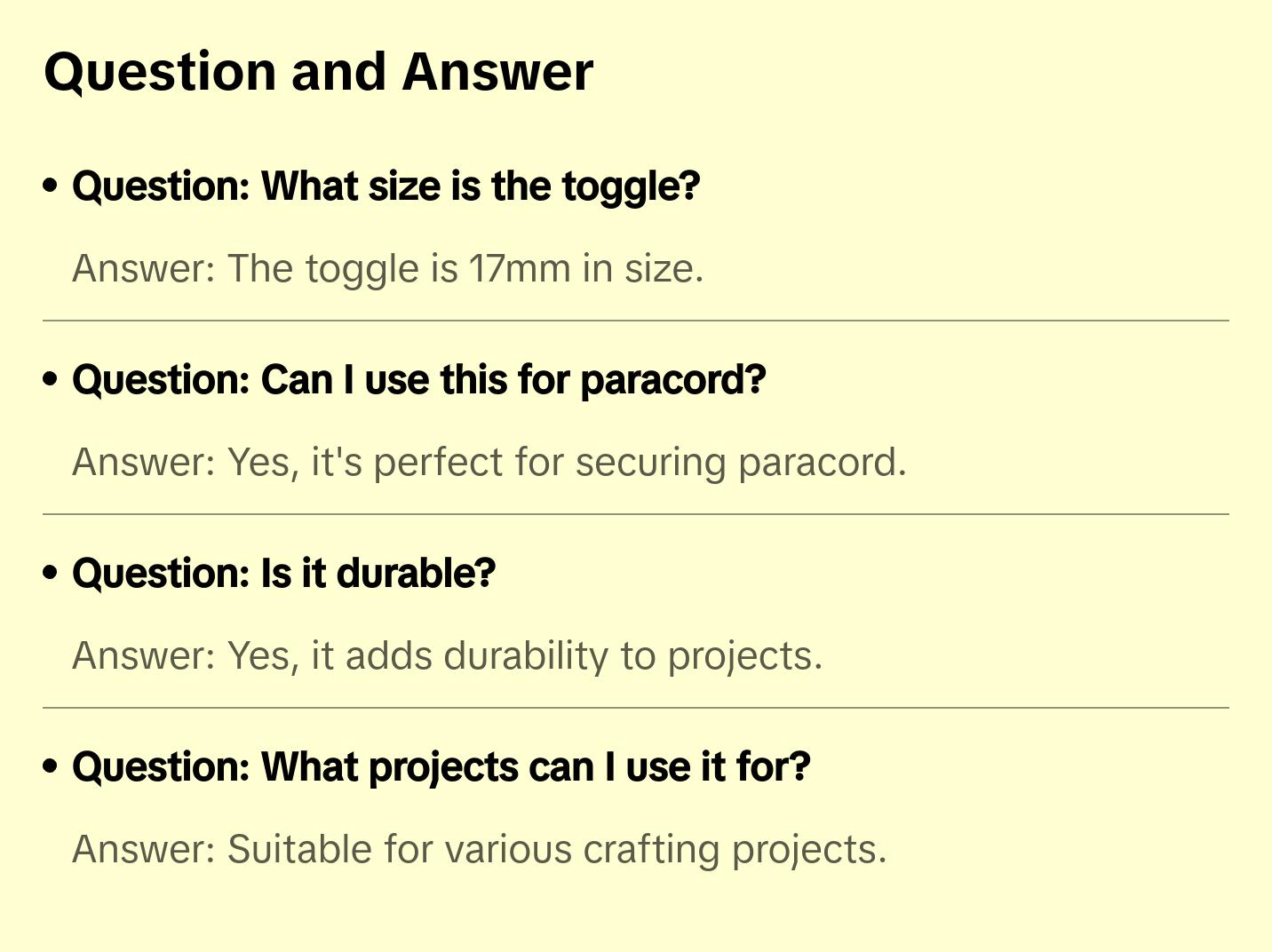 Plastic Button Drawstring Toggle - 17MM