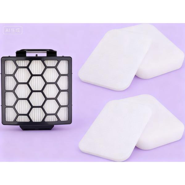 Replacement HEPA Filter & Foam Pre-Filters Compatible with Shark Navigator NV150 NV251 NV255 Zero-M ZU62 ZU62C ZU60 Upright Vacuums 1238FT60 1239FT60 Washable Durable