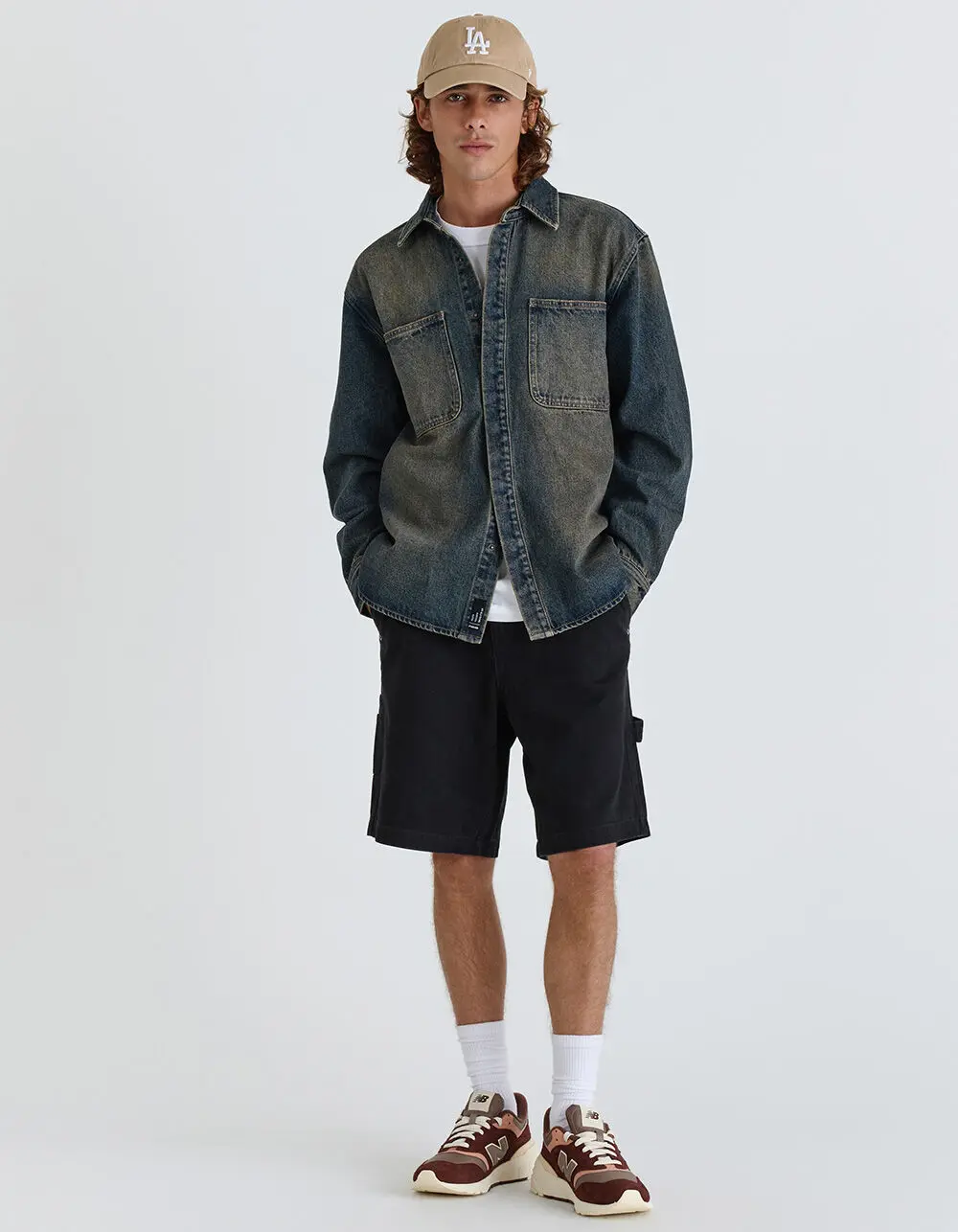 RSQ Mens Loose Twill Carpenter Shorts