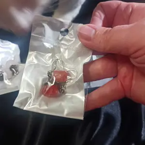 3Pairs Halloween Vintage Pumpkin Earrings Creative Natural Crystal Pumpkin Shaped Witch Hat Earrings Ornaments, Ideal gift for family and friends