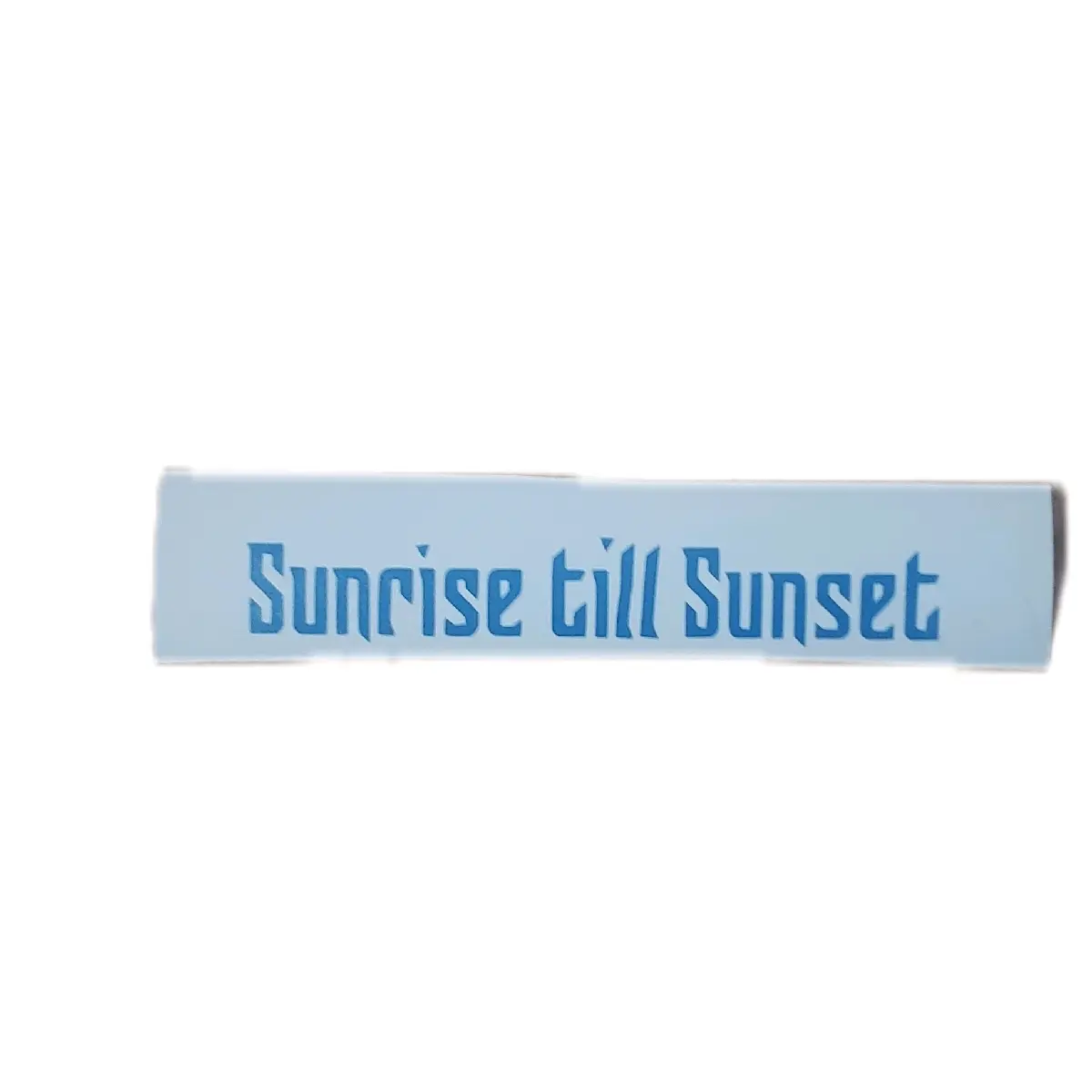 Sunrise to Sunset car rearview mirror sticker, universal vinyl sticker for your laptop, water bottle or Car bumper,  window.2 count.