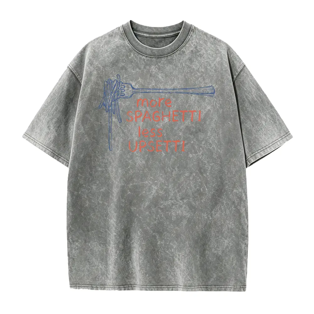 Spaghetti Shirt, Spaghetti Less Upsetti Shirt, Pasta Shirt, Mental Health Shirt