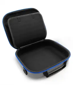 9.5" Hard Shell EVA Travel Case with Shoulder Strap & Padded Divider - Fits Accessories up to 8.5" x 7.5" x 2.5" - Double-Stitched Reinforced Zippers