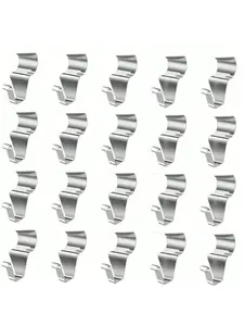 20 Pack Vinyl Siding Hooks Hanger, Heavy-Duty Stainless Steel Siding Hooks Vinyl Siding Hangers, No Drill Vinyl Hooks For Hanging Outdoor Decor 1.5inch