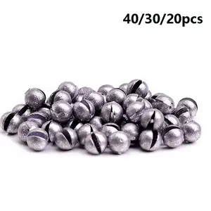 1/2/3/4/5/7g Fishing Lead Lures, Round Open Mouth Bite Leads, Durable Fishhooks, Ideal for Angling, Versatile Fishing Gear, Fishing Accessories