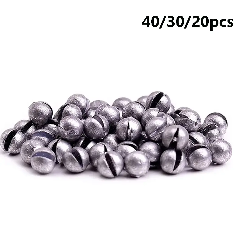 1/2/3/4/5/7g Fishing Lead Lures, Round Open Mouth Bite Leads, Durable Fishhooks, Ideal for Angling, Versatile Fishing Gear, Fishing Accessories