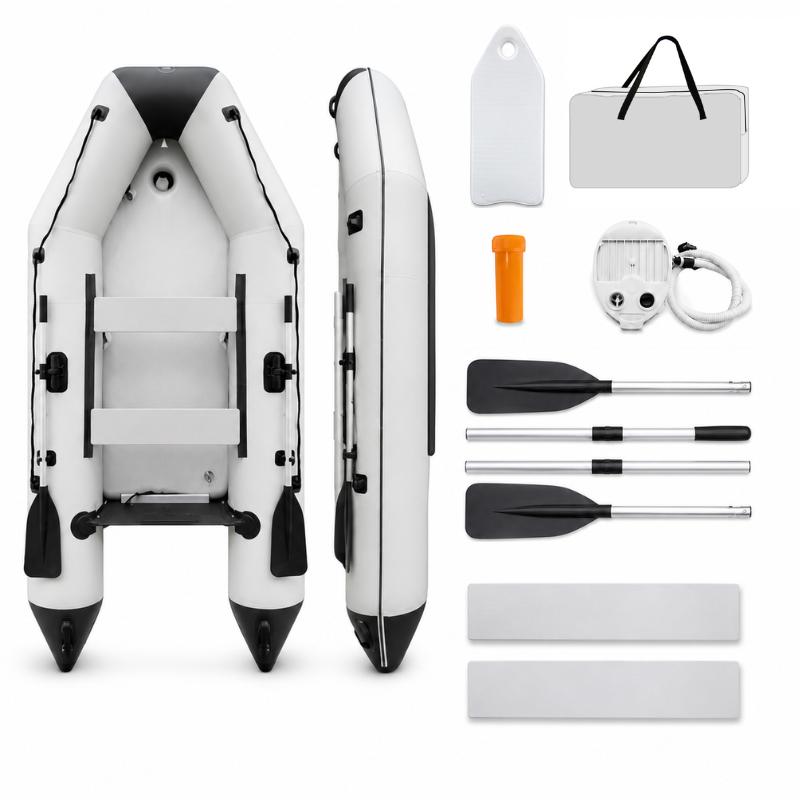 10' x 5' HEYMARINA Inflatable Boat Dinghy, Heavy Duty Blow Up Raft for Fishing, Family Adventure, Lakes, Rivers & Coastal Water 10' x 5' HEYMARINA Inflatable Boat Dinghy, Heavy Duty Blow Up Raft for Fishing, Family Adventure, Lakes, Rivers & Coastal Water