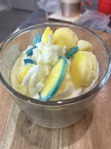 Vogue Living -Lemon Macaroon Candle Decoration Decor Freshener