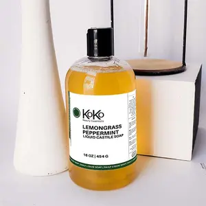Lemongrass Peppermint Liquid Castile Soap Lemongrass Peppermint Liquid Castile Soap