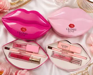 Glossy by Nash 3-in-1 Lip Kit- Lip Gloss, Lip Liner & Matte Lipstick