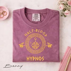 Half Blood Hypnos Comfort Colors T-shirt, Mythology Lover Tee, Percy Jackson Olympus Gods Fan, Homer Bookish Gift For Friends