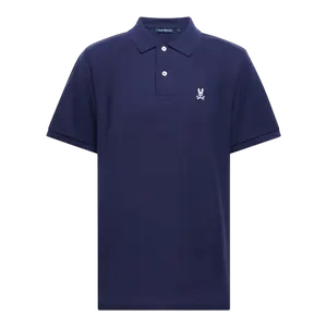 PSYCHO BUNNY MENS CLASSIC POLO MENS EVENING BLUE