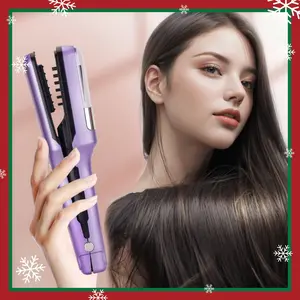 NEW Automatic Split End Trimmer for Dry & Wet Hair - Massive Moisture Retention, High-Quality Negative Ions, Prevents Split Ends, Gentle on Brittle Hair, Ergonomic Design for Men & Women, Ergonomic Hair Trimmer | Sleek Modern Trimmer