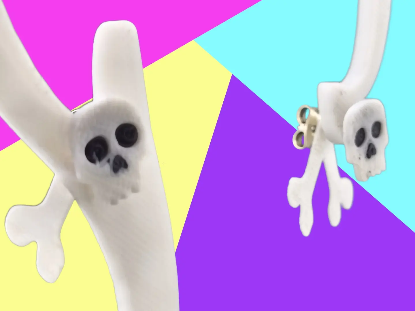 Skull and Crossbones Earring Jackets