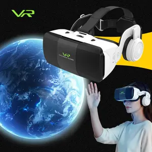 Upgraded All-in-1 4K 120Hz 3D VR Glasses, Smart Virtual Reality Headset for 4.7-7.2" Smartphones, Gaming & Movie Accessory for Immersive Experience