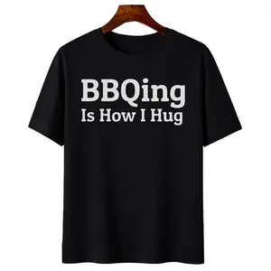Grilling Shirt for BBQ Lovers - BBQing Is How I Hug Tee