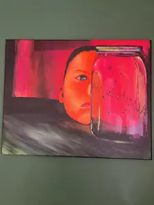 "Jar of Flies" Acrylic Painting