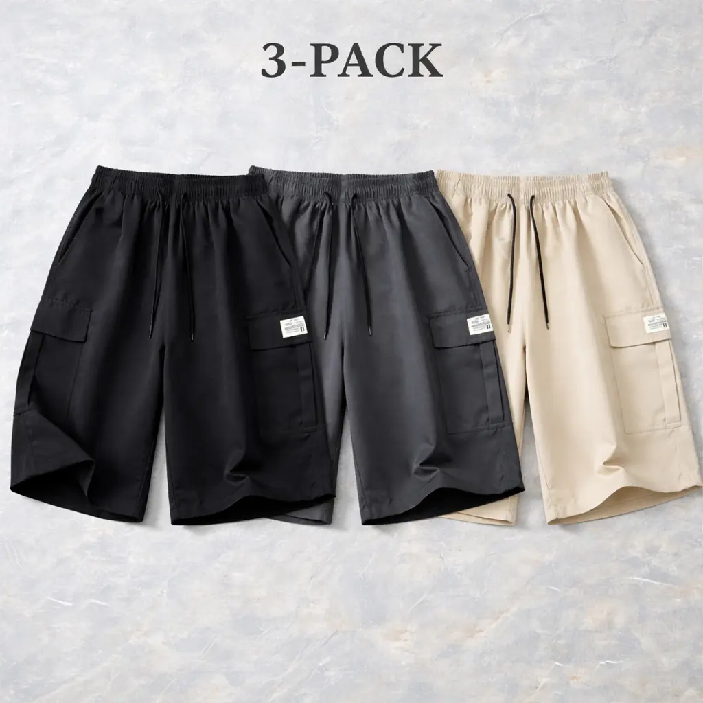 Black + Dark Gray + Khaki