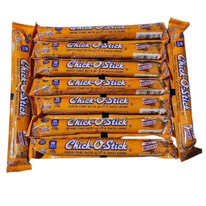 Chick O Stick Peanut Butter & Toasted Coconut Snack Bars | 24 Individually Wrapped Treats, 0.7 Ounce Each Flavor Crunchy