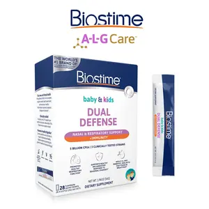 Biostime Baby & Kids Dual Defense – Nasal & Respiratory Support | Includes Probiotics for Immune Support | 5 Billion CFUs | 2’-FL HMO Prebiotic | Clinically Tested Strains | 28 Sachets